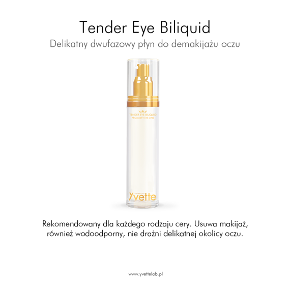 Delikatny płyn dwufazowy do demakijażu oczu - Yvette Tender Eye Biliquid - 200 ml