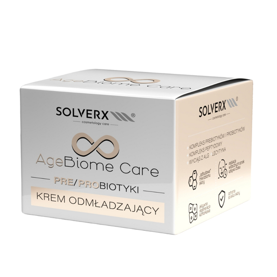 Krem odmładzający - Solverx - AgeBiome Care - 50 ml