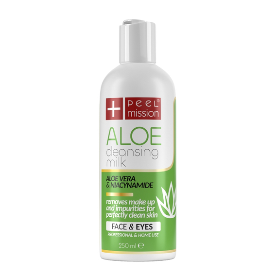 Mleczko do demakijażu z aloesem - Peel Mission - Aloe Cleansing Milk - 250 ml