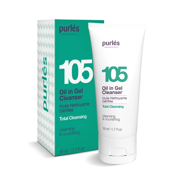 Olejek w żelu do mycia - Purles 105 - Oil in Gel Cleanser - 50 ml 